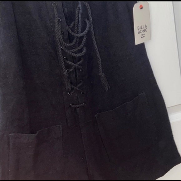 ‼️SOLD‼️NWT Billabong black romper XS - Picture 3 of 6